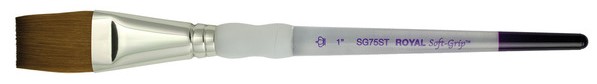 ΠΙΝΕΛΟ ΠΛΑΚΕ Νο 1" SOFTGRIP ΑΚΡΥΛΙΚΟ-ΛΑΔΙ-ΑΚΟΥΑΡΕΛΑ SG75ST-1"