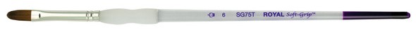 ΠΙΝΕΛΟ ΓΛΩΣΣΑ ΓΑΤΑΣ Νο 6 SOFTGRIP ΑΚΡΥΛΙΚΟ-ΛΑΔΙ-ΑΚΟΥΑΡΕΛΑ SG75T-6