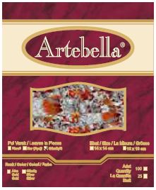 ΦΥΛΛΑ MULTI FLAKES (ΤΡΙΜΜΑΤΑ) ΕΠΑΡΓΥΡΩΜΕΝΟ ARTEBELLA