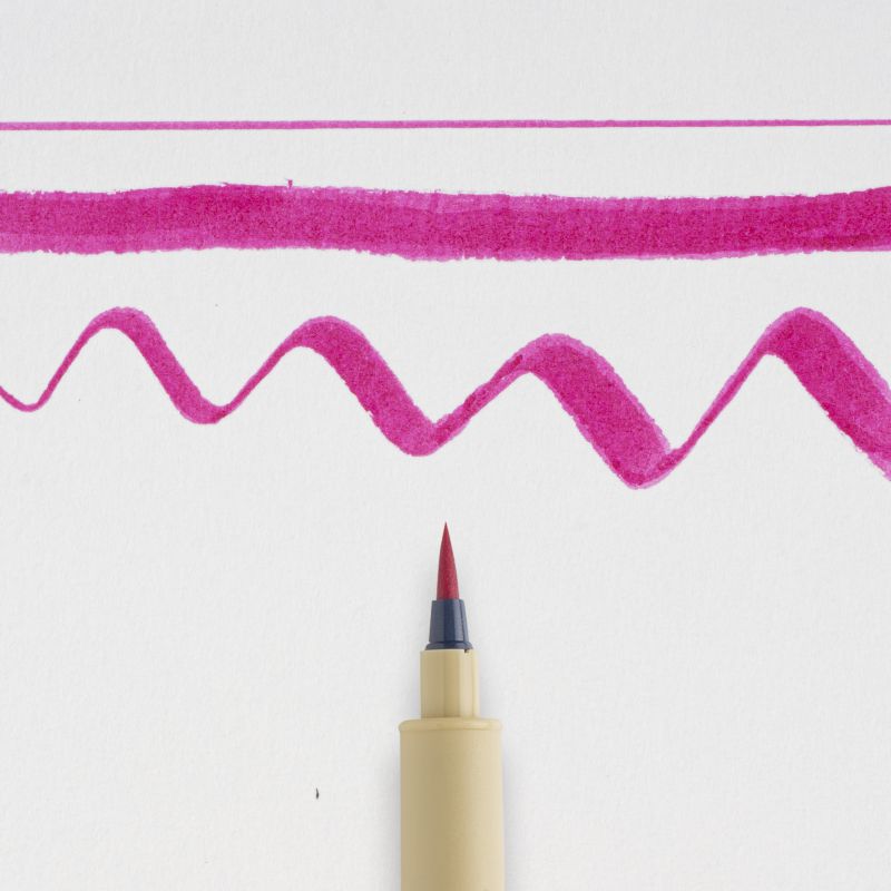 ΜΑΡΚΑΔΟΡΟΣ ΠΙΝΕΛΟ BRUSH PINK (ΣΥΣΚ-12ΤΕΜ) PIGMA